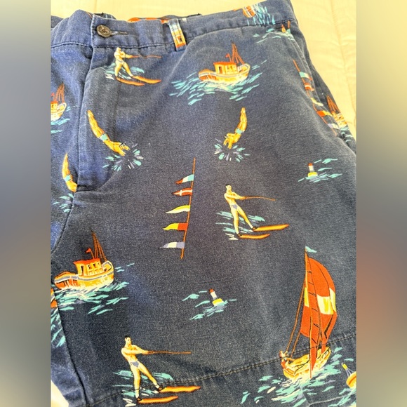 Ralph Lauren Polo Vintage 90’s water sports cotton short preppy classic 32 waist - Picture 3 of 11